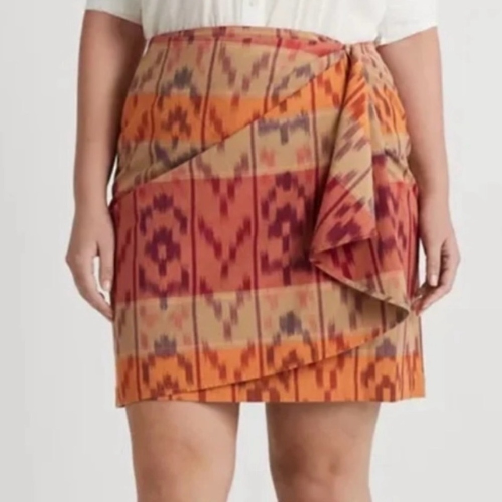 NWT! LAUREN RALPH LAUREN AZTEC GEOMETRIC SKIRT